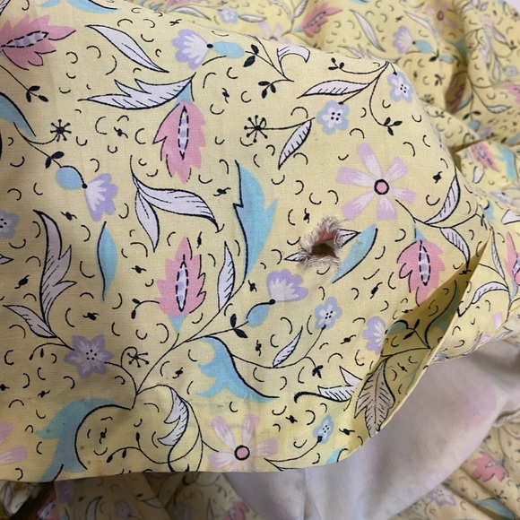 Patty O Neil Vintage dress yellow floral 12 - Picture 14 of 15